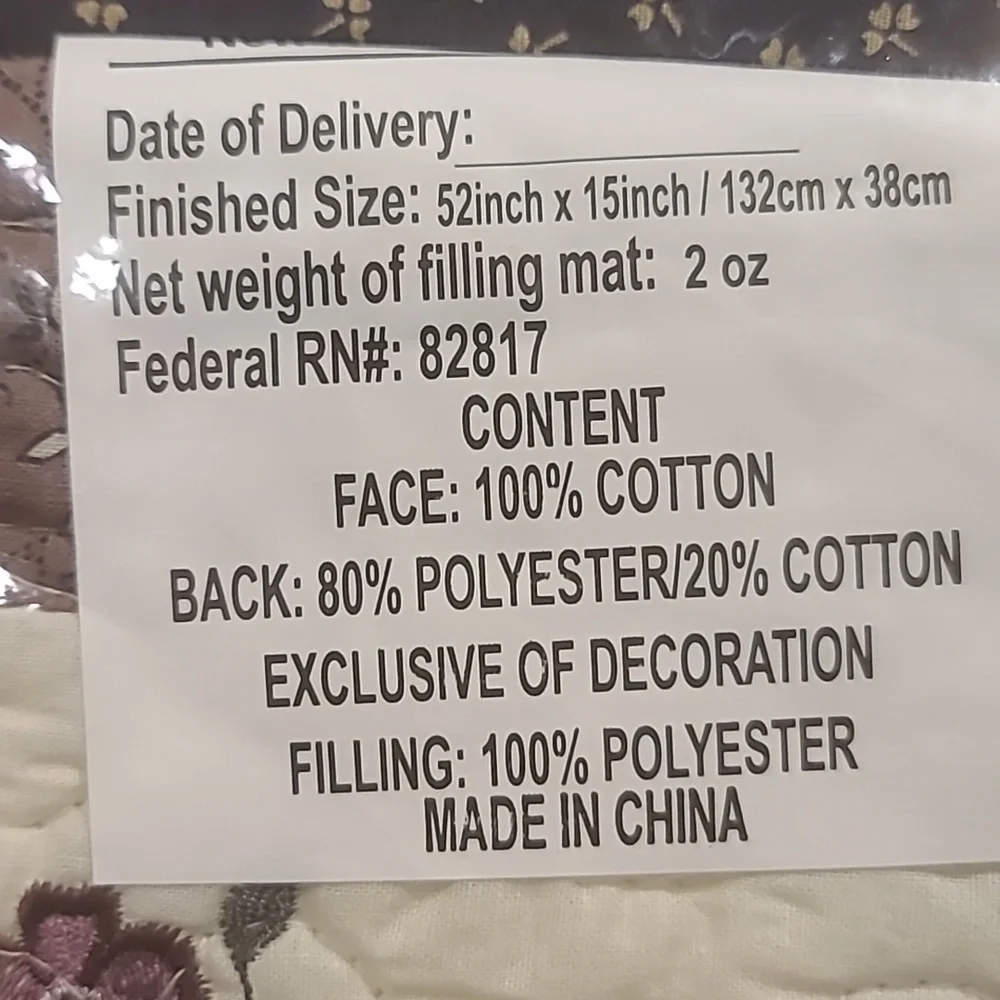 ❤️10/$40 New gorgeous quilted valence floral